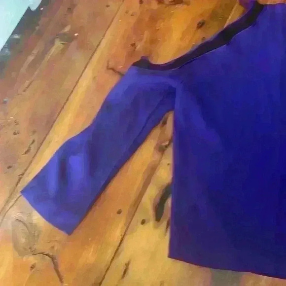 Ramy Brook DEEP AMETHYST Purple Anya Cold Shoulder Blouse, US Small - Picture 12 of 16